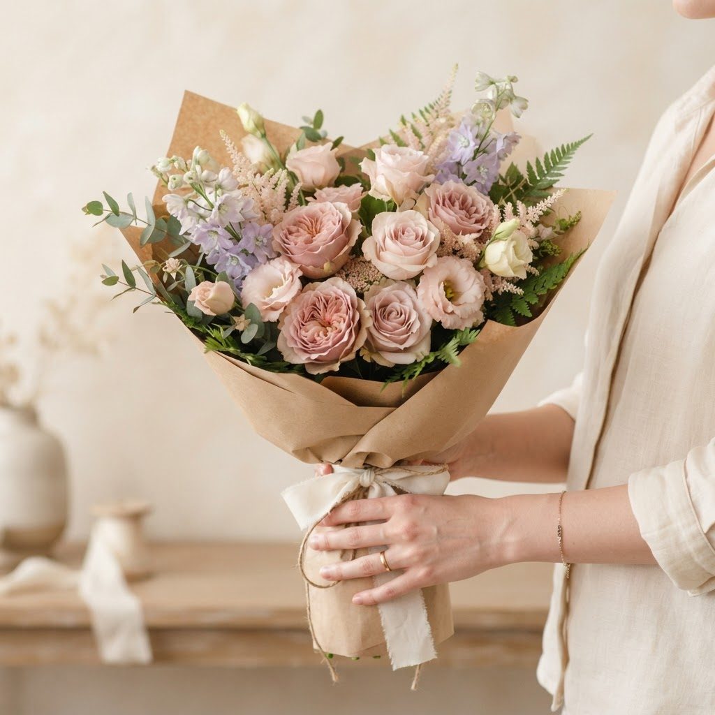 Hand Bouquet - Anzalia Florist Cikarang